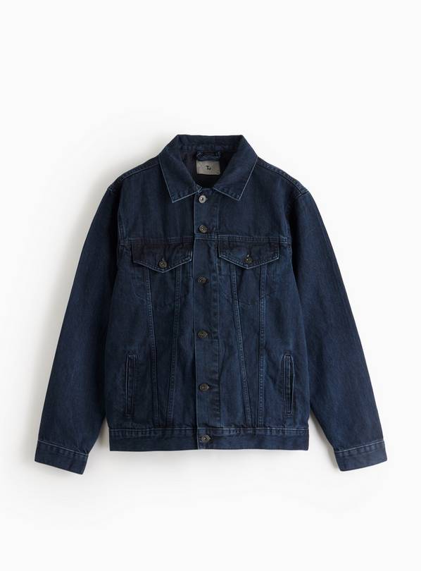 Dark Washed Denim Jacket XL